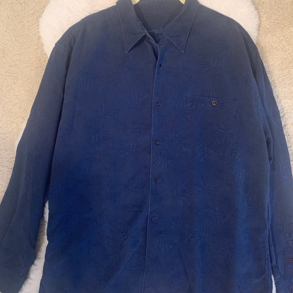 Tommy Bahama men’s long sleeve silk shirt